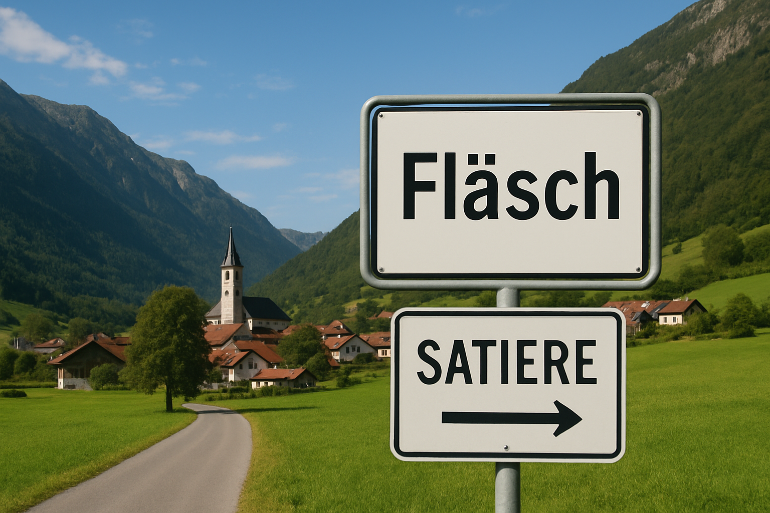 Durchgeknallte Dorfbewohner lancieren eine Satire-Zeitung